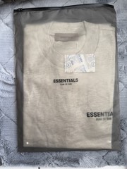 Essentials Light Oatmeal Tshirt Men Size Medium
