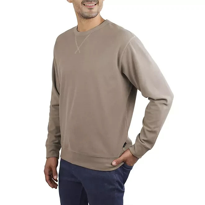 Jachs Men’s Ultra Soft Crew Tee Size S Stone