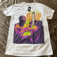 2Pac T-Shirt Mens Size Medium White Keep Ya Head Up Graphic Rap Hip Hop 2023
