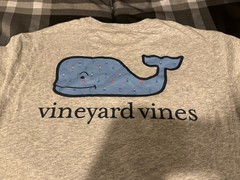 Vineyard Vines Pocket Tshirt Men Graphic Popsicle Beach Casual Large Gray
