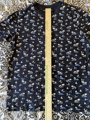 Free Planet Tee Shirt Men’s Medium Navy Stretch Surfer Island Boat Tropical