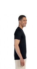 Unisex adult softstyle gildan G640 size Medium 100% cotton