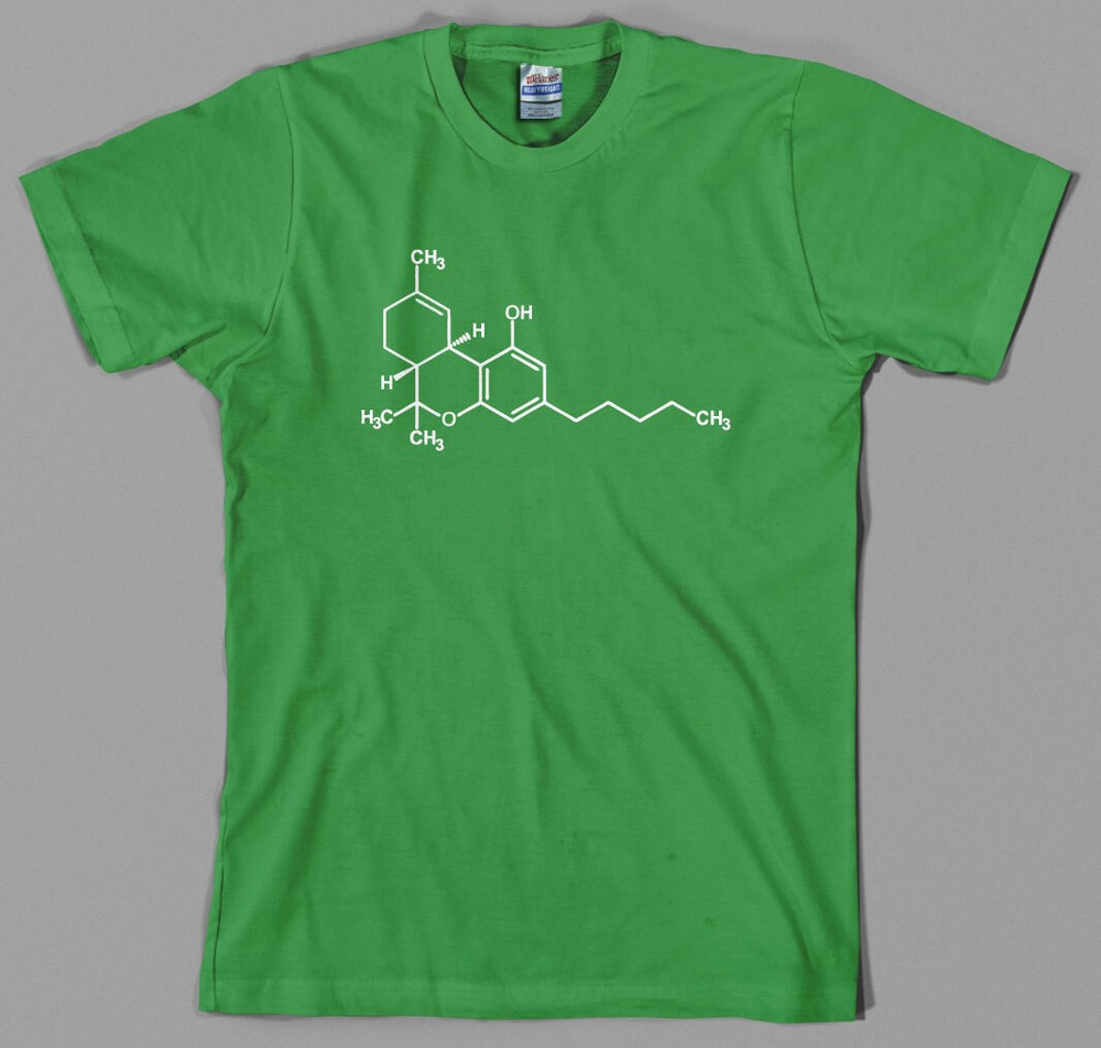 THC Marijuana Molecule T Shirt Science weed pot Medicinal medical cannabis