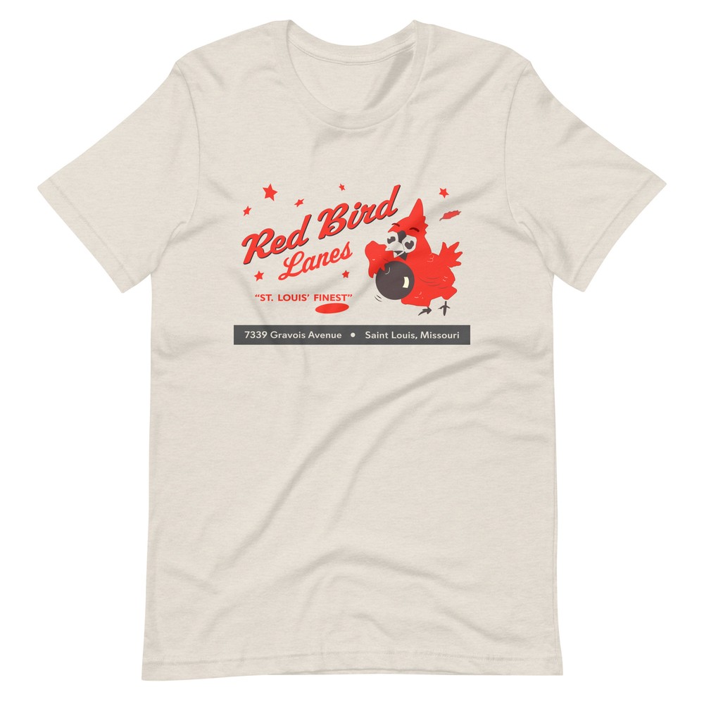 Red Bird Lanes T-Shirt – St Louis, MO | Retro Bowling Alley Tee