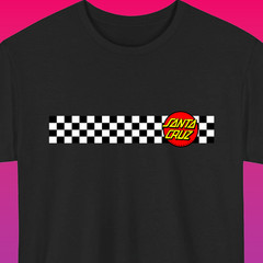Santa Cruz Checkerboard Skate T Shirt Classic Skateboard Surf Streetwear