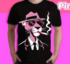 Retro Cartoon Pink Panther Pink Lover Gift Shirt All Size S-5XL UM290