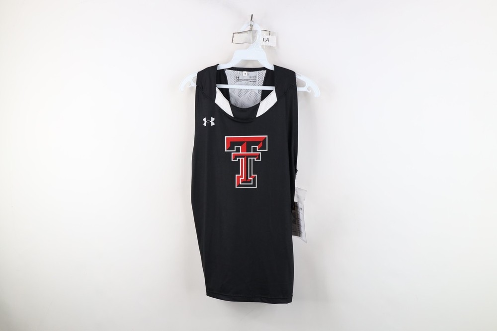 New Sample Under Armour Team Issued Texas Tech University Track Jersey Singlet
