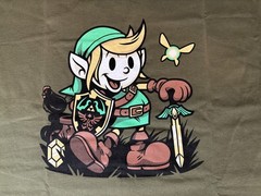 THE LEGEND OF ZELDA Vintage Link Retro DISNEY Mickey Mouse Homage T-SHIRT Art