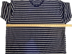 Polo Ralph Lauren Big Men’s 2XB Blue & White Stripe V Neck T Shirt