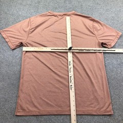 Vuori Shirt Mens Large Brown Solid Short Sleeve Pocket Tee Lightweight
