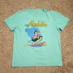 Disney Princess Aladdin Mens L Short Sleeve Crewneck Shirt
