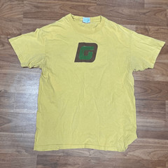 Hanes Beefy-T Mens Vintage 2003 David Gray Summer Tour T-Shirt Yellow Medium