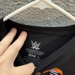 Ultimate Warrior Shirt Adult Large Black WWE WWF Wrestling 80s 90s Pop Culture