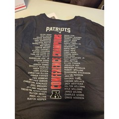 Nike New England Patriots 2025 AFC Champions T-Shirt XXL Super Bowl LIX NWT