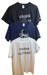 FRANK MCTAWS Unisex Short Sleeve Crew Neck Graphic Logo T-Shirt