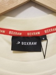 RING x BOXRAW Pacquiao Oversized T-Shirt Men Medium Beige Crewneck Boxing
