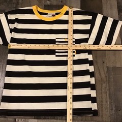 Vintage Hang Ten T-shirt 80s 90s Board Stripes Pocket MADE IN USA Surfer L Surf