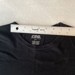 CSG. Men’s Plain Black T-Shirt 100% Cotton Made In Pakistan Size L/G