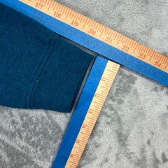 UNTUCKit Grassi Henley Shirt Mens Small Teal Blue Long Sleeve Cotton Blend