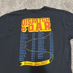 Dispatch & O.A.R Summer Tour 2022 Size Large T-Shirt Black Music Concert