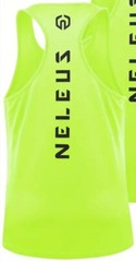 NELEUS ‘Dry Fit Logo Muscle’ Mesh Tank Top Men’s M Gym Workout Exercise Grn NWT!