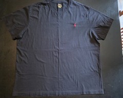 Polo Ralph Lauren Classic T-Shirt for Men, Big & Tall 2X Black With Red Man
