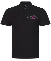 Personalised Custom Printed Polo Shirt Mens Work Wear Uniform Event Text Logo