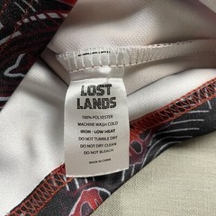 Lost Lands Electronic Music Festival Baseball Jersey Dino Print Men’s Small NEW