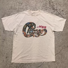 CHICAGO Band Logo The Heart of Chicago White T Shirt Full Size S-5XL