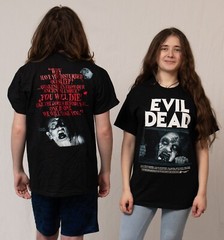 EVIL DEAD Horror Film T-Shirt XLARGE 2-Sided Screen-printed Gildan High Quality