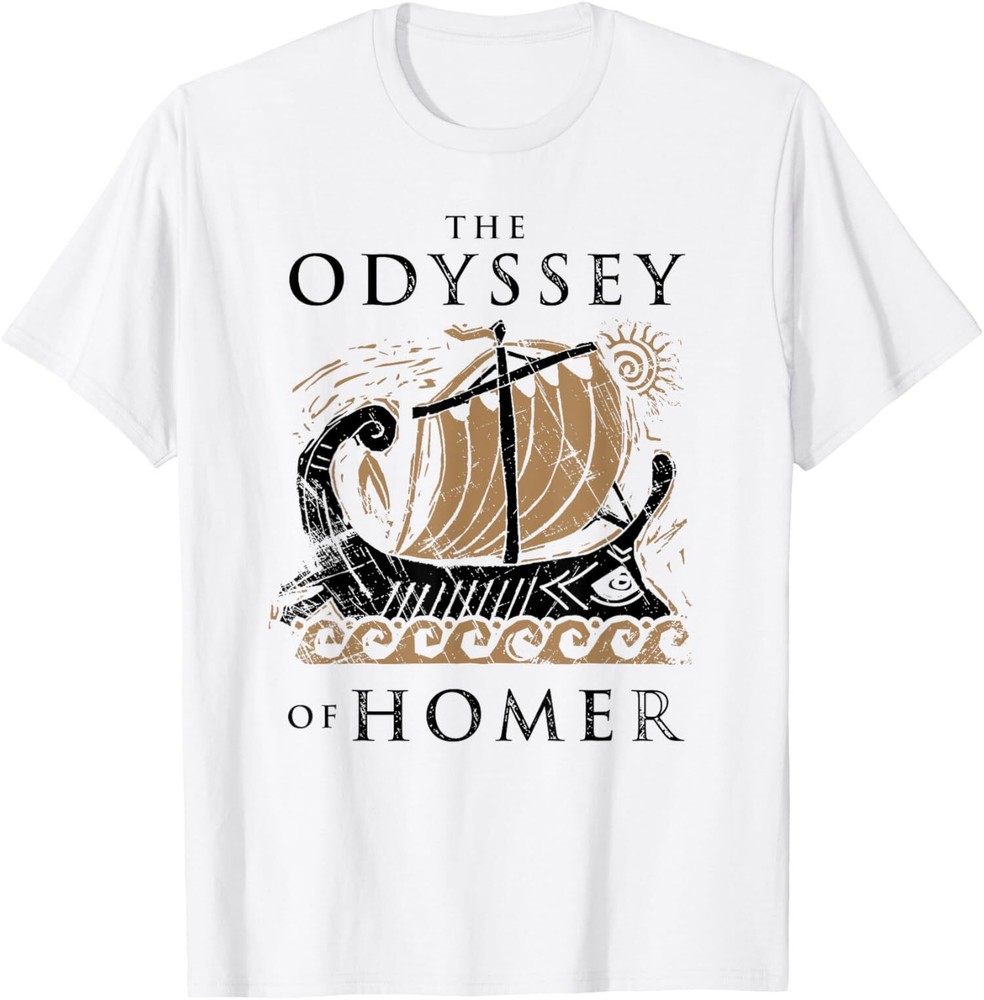 NEW LIMITED The Odyssey Of Homer Ancient Greek History Book Odyssey T-Shirt