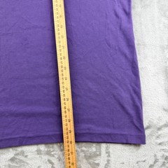 VTG Claiborne Men’s XXL Purple Ribbed Modal Blend Short Sleeve Crew Neck T-Shirt