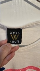 90s Beach Graphic Cinched Waist Tee Sailboat Palm Tree Pockets USA Vintage