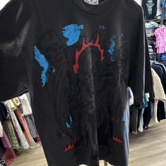Warren Lotas Summoner Vintage Wash Tee Black Size Large L Brand New Deadstock