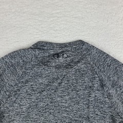 Under Armour The Tech Tee Shirt Mens Small Dark Gray Heathered Heatgear T-Shirt