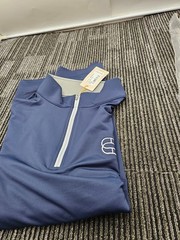 PETER MILLAR Perth Performance Quarter-Zip Men’s Size L Navy Customers Bank