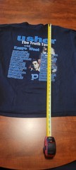VINTAGE 2004 Usher & Kanye West “The Truth Tour” T-Shirt Large RARE VARIATION