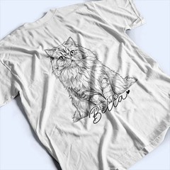 Custom Dog Dad Shirt Personalized Pet Portrait, Pencil Sketch Dog Mom T-Shirt
