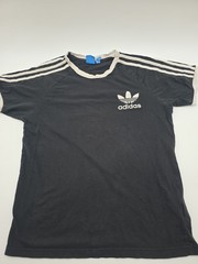 Adidas T-shirt Men Black Medium Graphic Print Logo Tee. #45929
