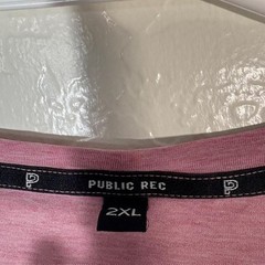 Public Rec Shirt Mens 2XL Pink Stretch Pima Cotton Tencel Crewneck Tee Casual
