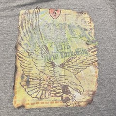 VINTAGE Avirex Shirt Adult Large Gray Hip Hop Rap Rapper Grunge Skater Y2K Mens