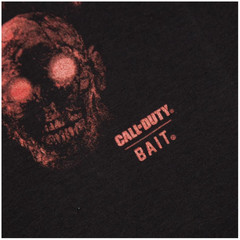 BAIT X CALL OF DUTY MEN ZOMBIE TEE (BLACK) SIZE: LARGE