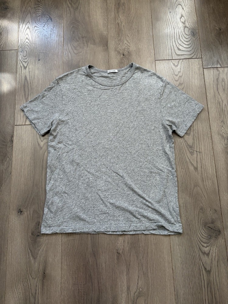 Hiro Clark Gray Short Sleeve 100% Cotton T-Shirt Men’s Size Medium Canada Made