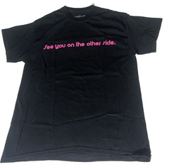 Utopia Astroworld “See You On The Other Side” T-Shirt Black & Pink Size Large
