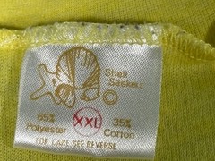 Vintage Saint Thomas Shirt Adult Extra Large Yellow Single Stitch Island Men 90s