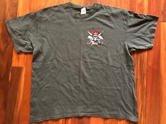 YAZBEK ~ T Shirt Mens Black Costa Maya Mexico Skull Graphic Prints 2XL FREE SHIP