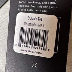 Ten Thousand Durable Tee Mens Size M Heather Gray Training Performance NWT