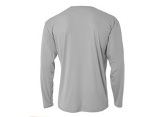 A4 N3165 Men’s Cooling Performance T Shirt Long Sleeve Moisture Wicking- Medium