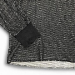 Double RL RRL Ralph Lauren Waffle Knit Long Sleeve Shirt Tee Gray Small