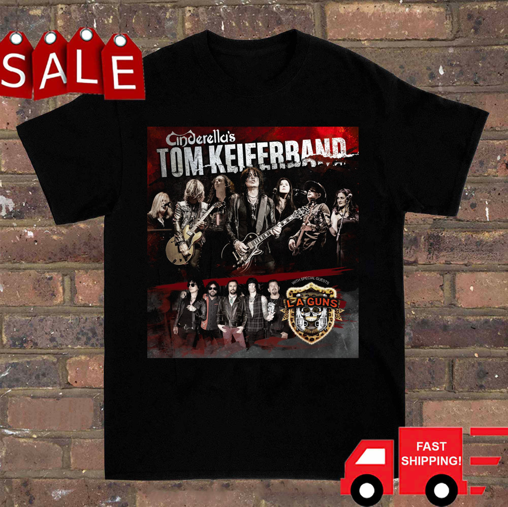 L.A. GUNS with Tom Keifer Band Tour Shirt Black Unisex S-5XL 1P0873